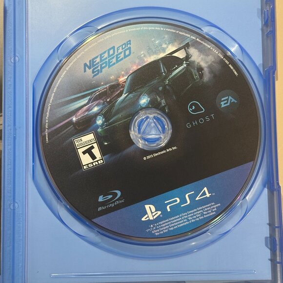 GREAT DEAL! Barely used NEED FOR SPEED for PS4 - Playstation game disc! - Picture 2 of 3